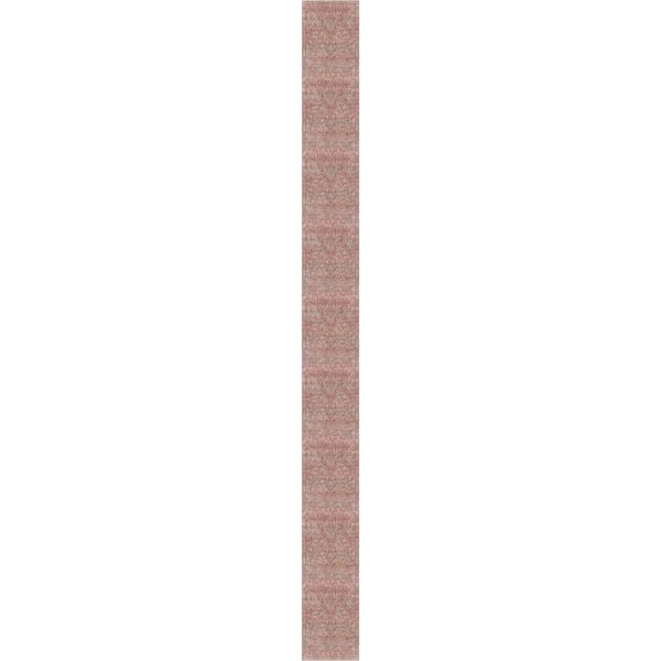 Well Woven Red 2 ft. 7 in. x 9 ft. 6 in. Asha Anya Vintage Tribal Runner Area Rug