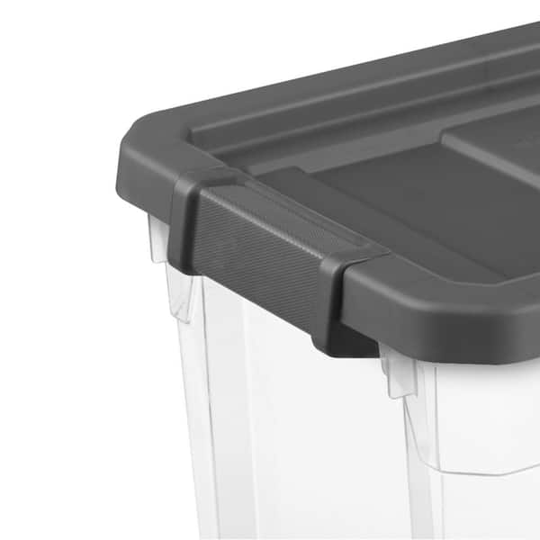 Edge Plastics 30-Gallon Gray Storage Tote at Menards®