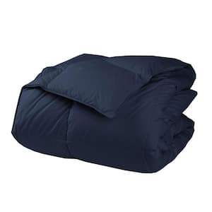 LaCrosse LoftAIRE Navy Blue Light Warmth Recycled Fill Queen Alternative Down Comforter