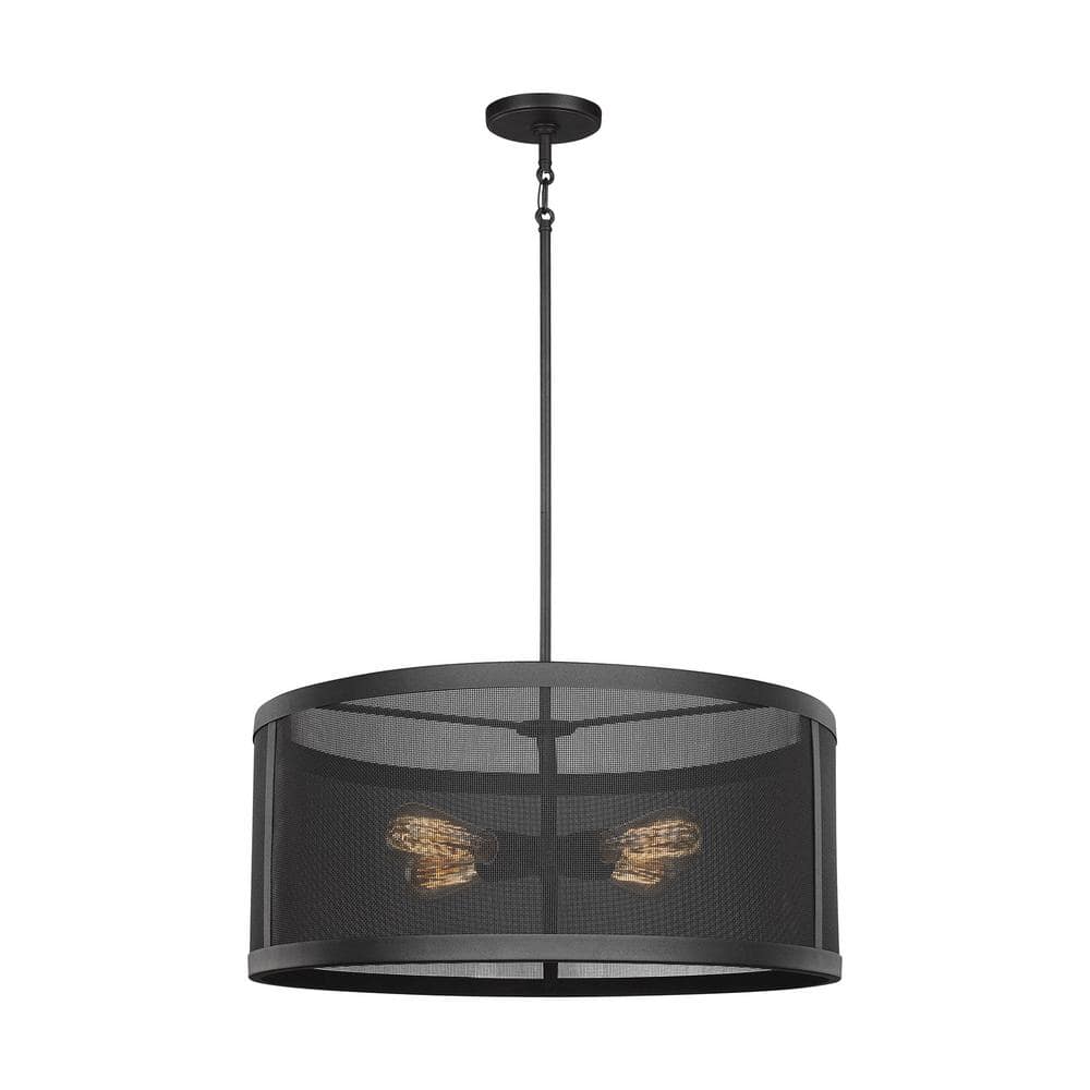 Gereon 4-Light Black Pendant price history on PriceWatchPro
