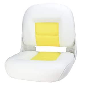 Navistyle Low-Back Boat Seat - White/Yellow