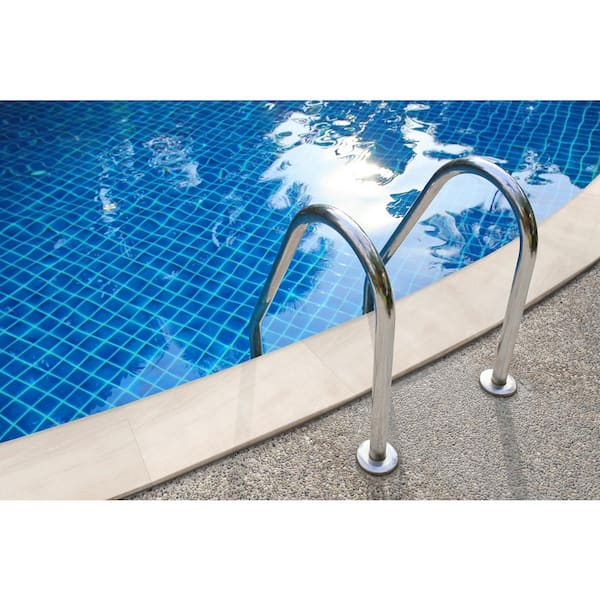 Praia Crema 2 cm x 13 in. x 24 in. Matte Porcelain Stone Look Pool Coping (26-Pieces / 56.33 sq. ft. / Pallet)