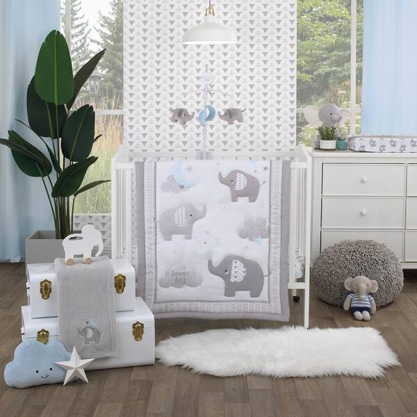 elephant mini crib bedding
