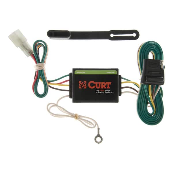 CURT Custom Vehicle-Trailer Wiring Harness, 4-Flat, Select Chevrolet and Suzuki Vehicles, OEM Tow Package Required