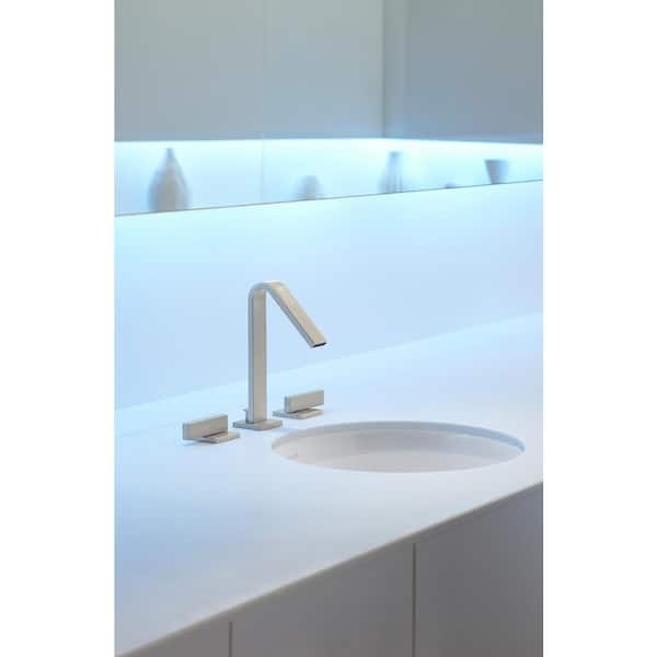 Verticyl 15-3/4 in. Round Undermount Bathroom Sink in White