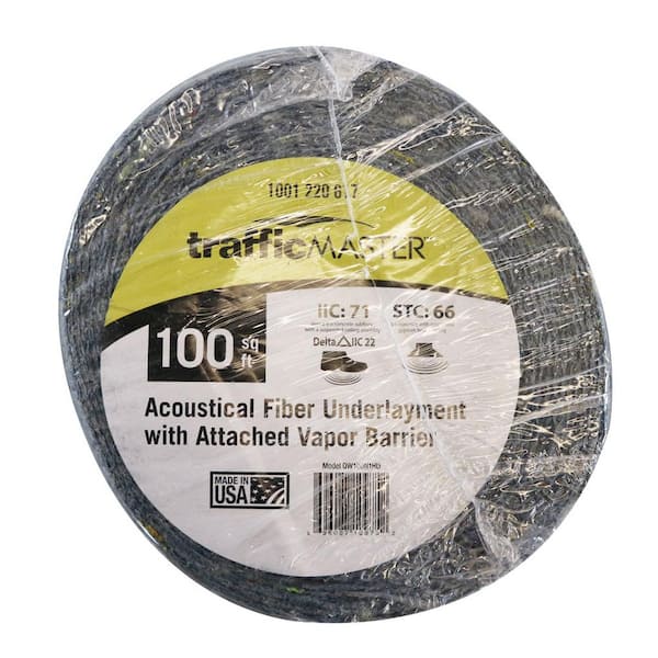 QA CombiFelt Acoustic 10mm Hard-Wearing Carpet Underlay - 10m2 Roll -  FWDirect