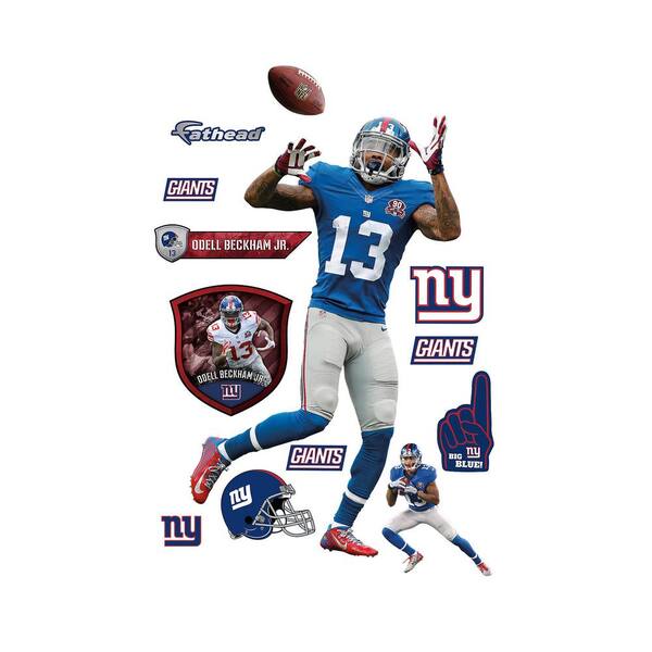 Fathead 77 in. H x 48 in. W Odell Beckham Jr. Catch Wall Mural
