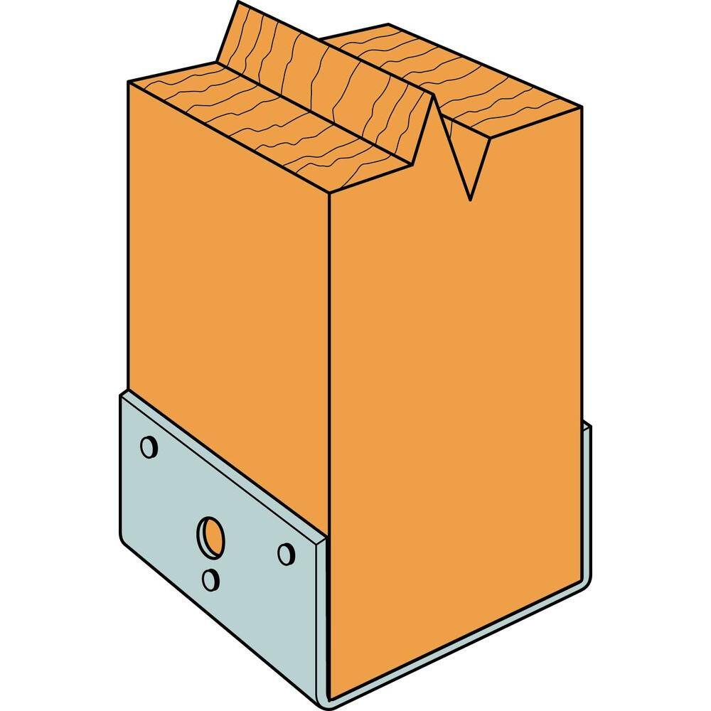 Simpson Strong-Tie - ZMAX Galvanized Half Base