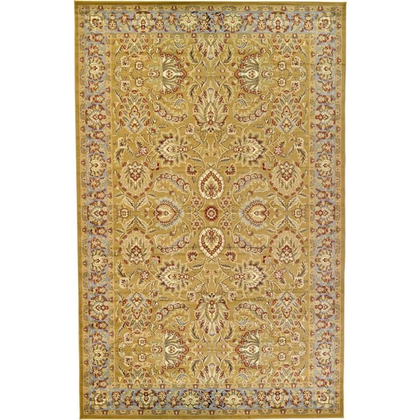 Unique Loom Voyage Asheville Dark Yellow 10' 6 x 16' 5 Area Rug