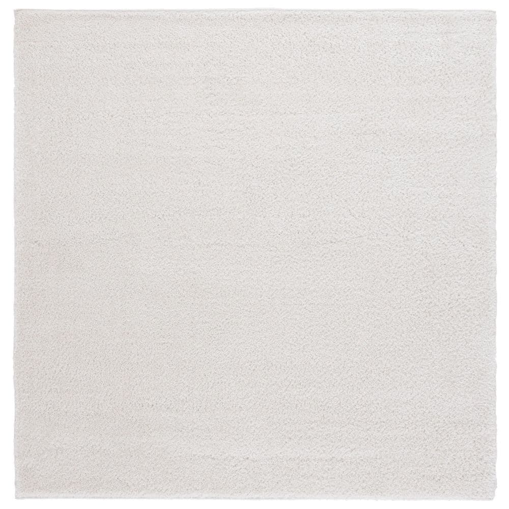 UPC 198162196430 product image for Penelope Shag Ivory 7 ft. x 7 ft. Modern Solid Square Area Rug | upcitemdb.com