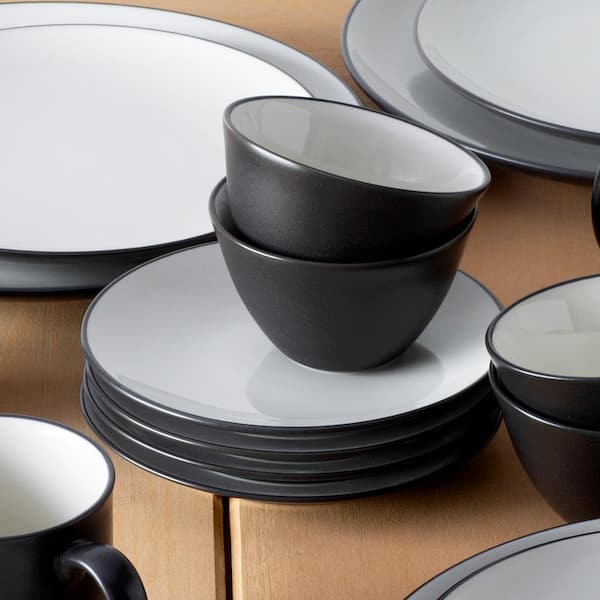 Noritake Colorwave Graphite 6.25 in. (Black) Stoneware Mini Plates