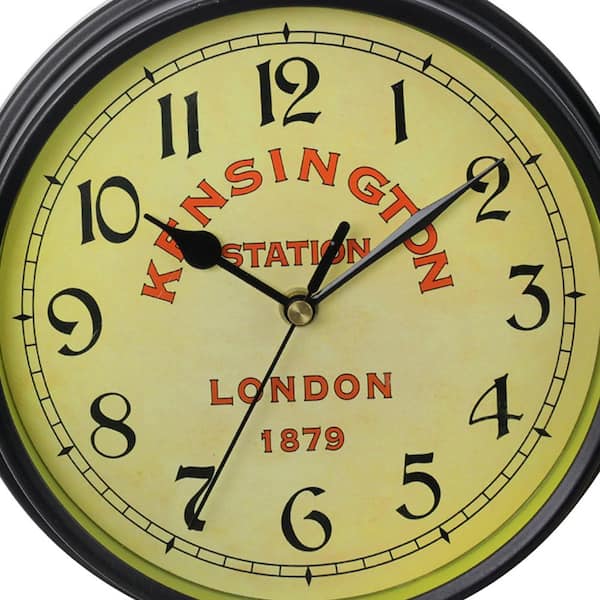 Round Shaped Double Sided Vintage Wall Clock