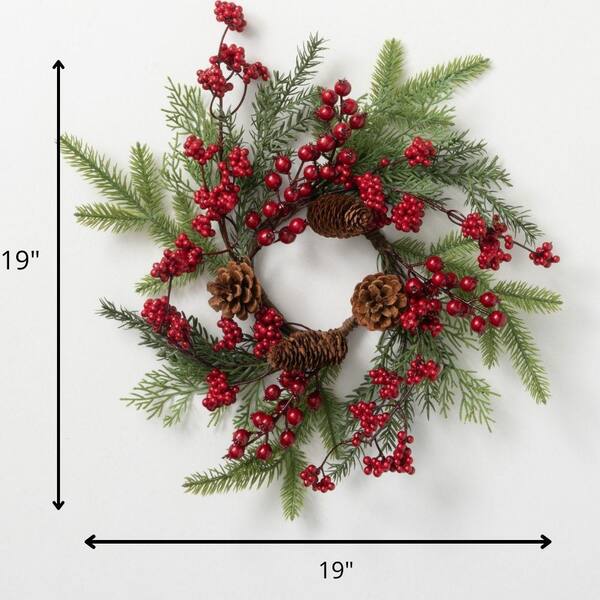 Generic 30 Pcs Artificial Pine Cone Picks and Red Berry Mini Artificial  Pine Tree for Christmas Party Flower Wreaths Decorations @ Best Price  Online