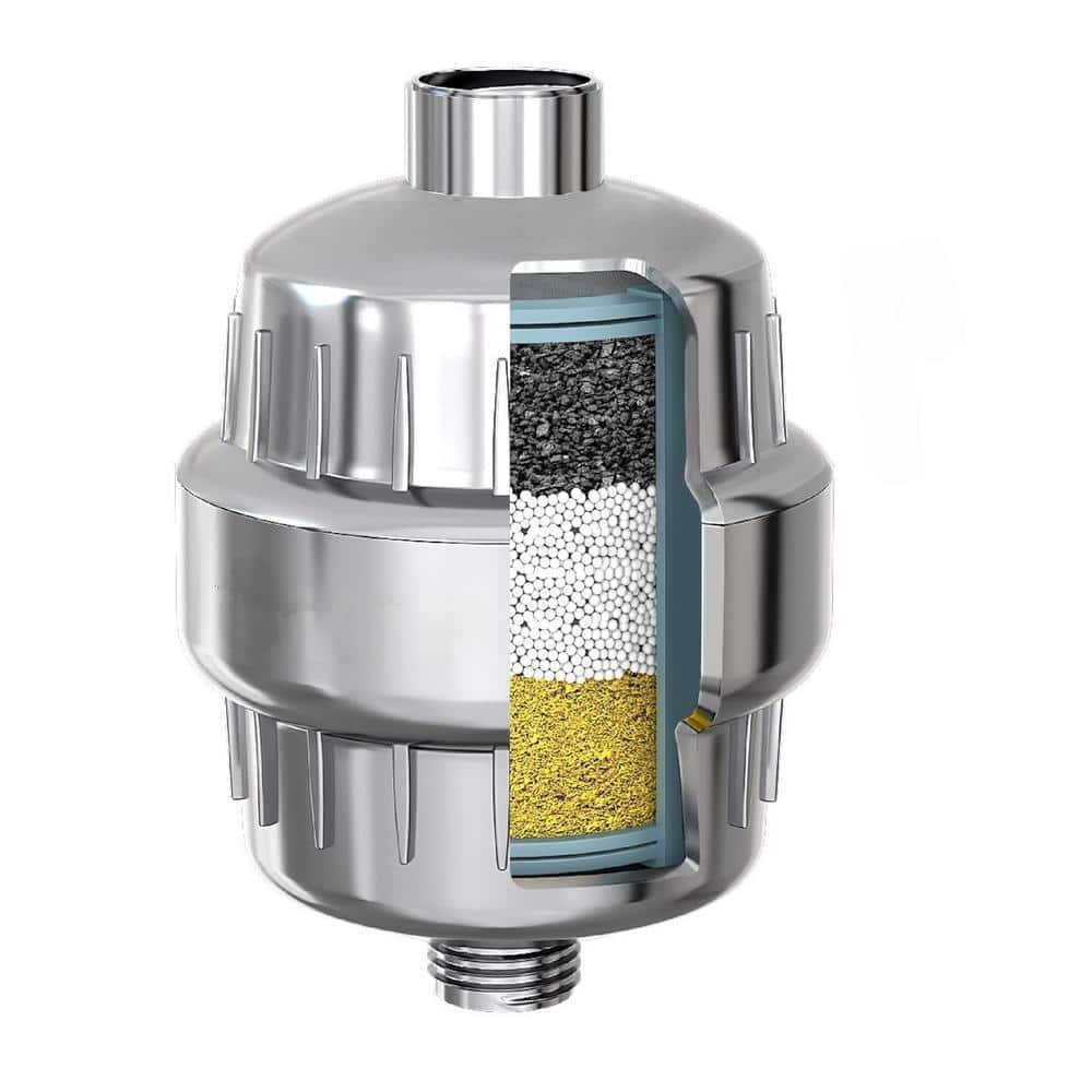 Lukvuzo Heavy-Duty No BS Removable Shower Head Filter for Hard