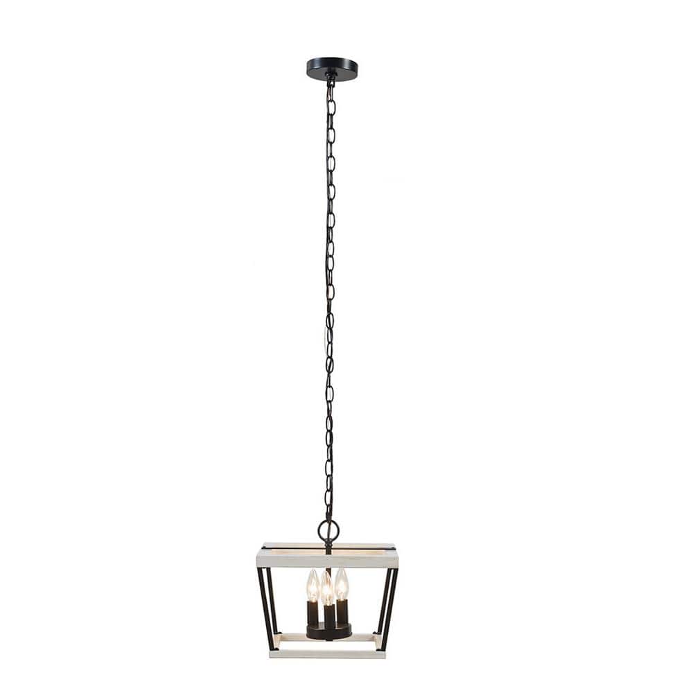 40-Watt 3-Light Farmhouse Metal Pendant Pendant Light, No Bulbs Included price history on PriceWatchPro