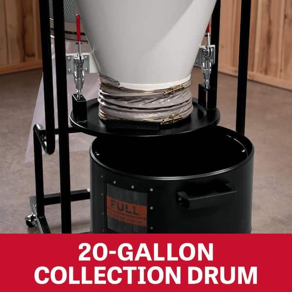 Jet JCDC-1.5 1.5HP 115-Volt Cyclone Dust Collector 717515 - The