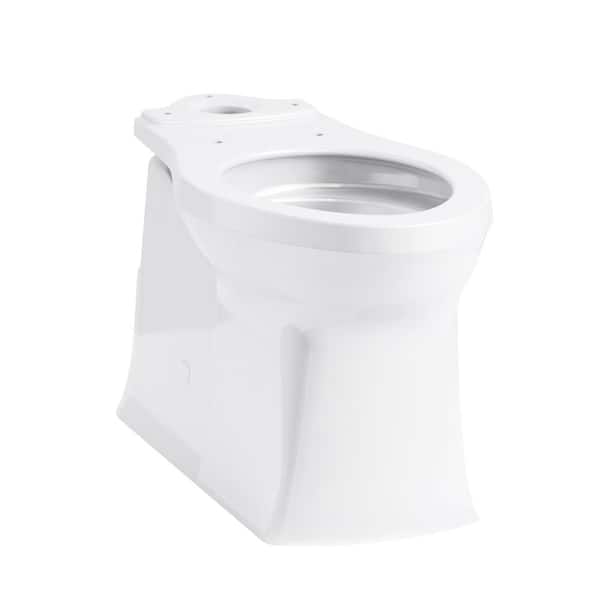 KOHLER Corbelle 16.5 in. Skirted Elongated Toilet Bowl Only in White