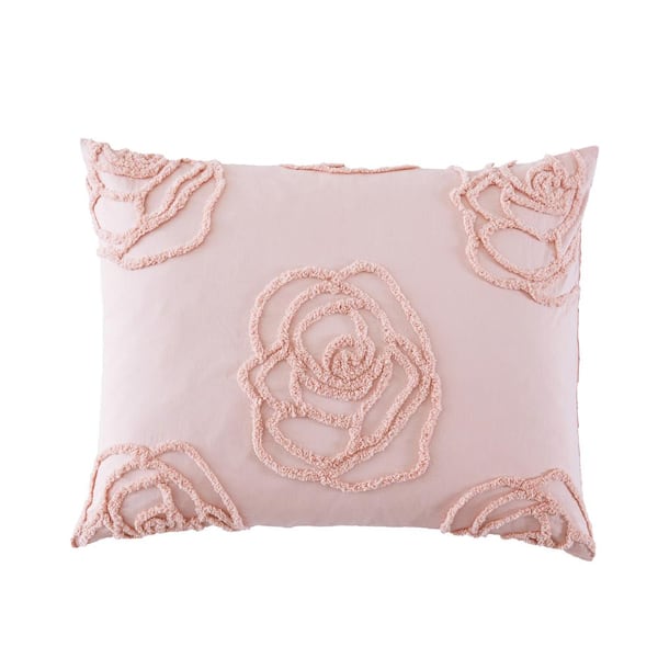 BETSEY JOHNSON Rambling Rose 4-Piece Pink Cotton Full/Queen Duvet Cover Set  USHSFX1199833 - The Home Depot