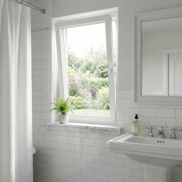 Avora Doors and Windows 36 in. x 36 in. Elite Euro White Double