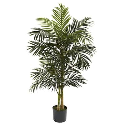 Indoor 5 ft. Golden Cane Palm Artificial Tree