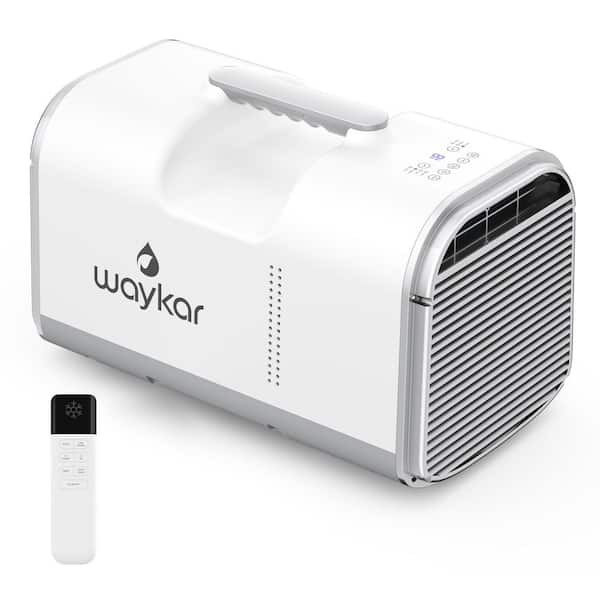 4,500 BTU Portable Air Conditioner 130 sq. ft. with Dehumidifier and Remote Control in White for Camping Tent and RV