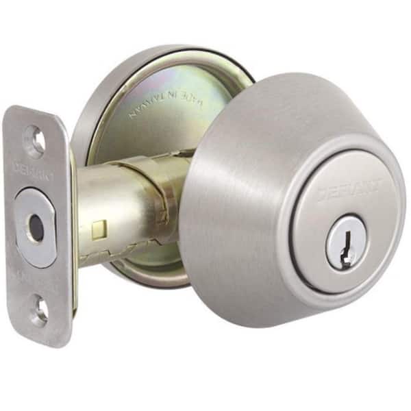 Defiant - Satin Nickel Single Cylinder Deadbolt