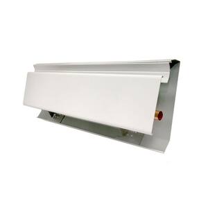 Multi/Pak 80 6 ft. Hydronic Baseboard with Fully Assembled H-3 Element and Enclosure in Nu White