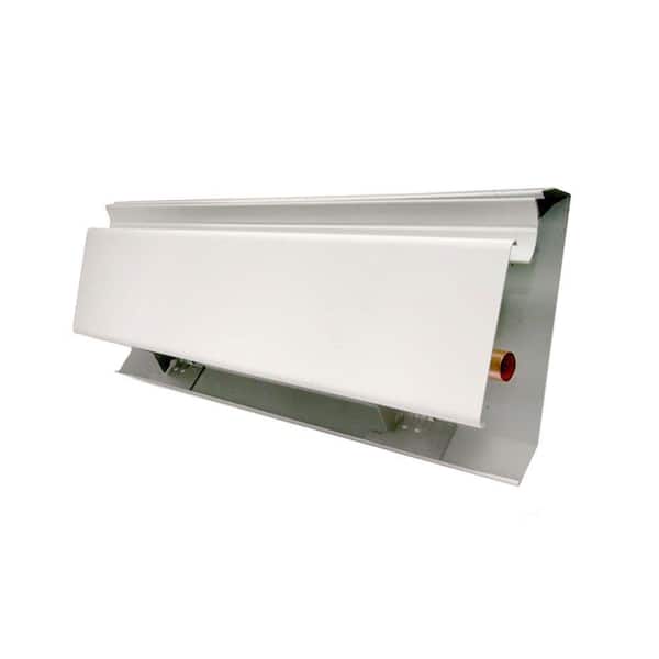 Slant/Fin Multi/Pak 80 4 ft. Hot Water Baseboard with Fully Assembled H-3 Element and Enclosure in Nu White