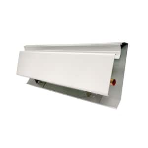 Multi/Pak 80 2 ft. Hydronic Baseboard with Fully Assembled H-3 Element and Enclosure in Nu White