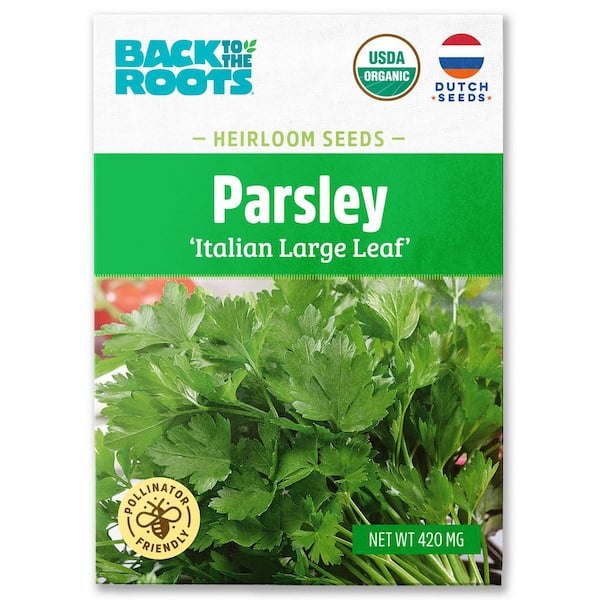 Organic Italian Large Leaf Parsley Seed (1-Pack)