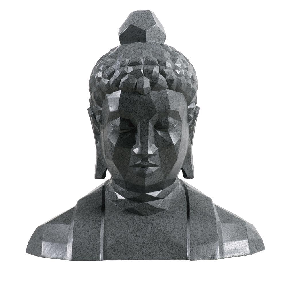 Geometric Buddha Head Garden Statue Modern Style Home Decor price history on PriceWatchPro