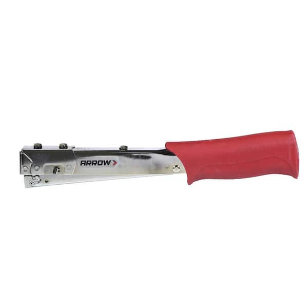 Arrow Heavy-Duty Hammer Tacker, Chromed-Steel Manual Stapler