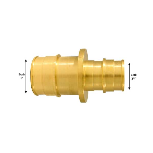 Apollo 1 in. x 3/4 in. Brass PEX-A Expansion Reducing Barb