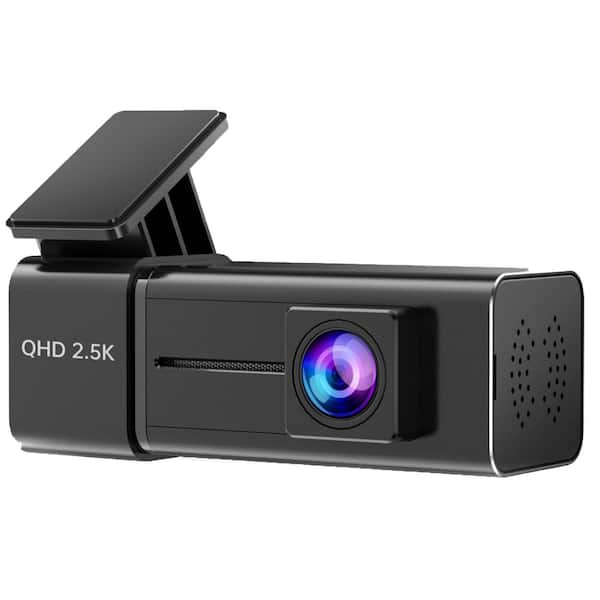 Vrbgify 2. 5K QHD 1440p Mini Front Dashcam with Night Vision, App, G-Sensor, 24H Parking Mode Free 32GB SD Card (Support 256GB)