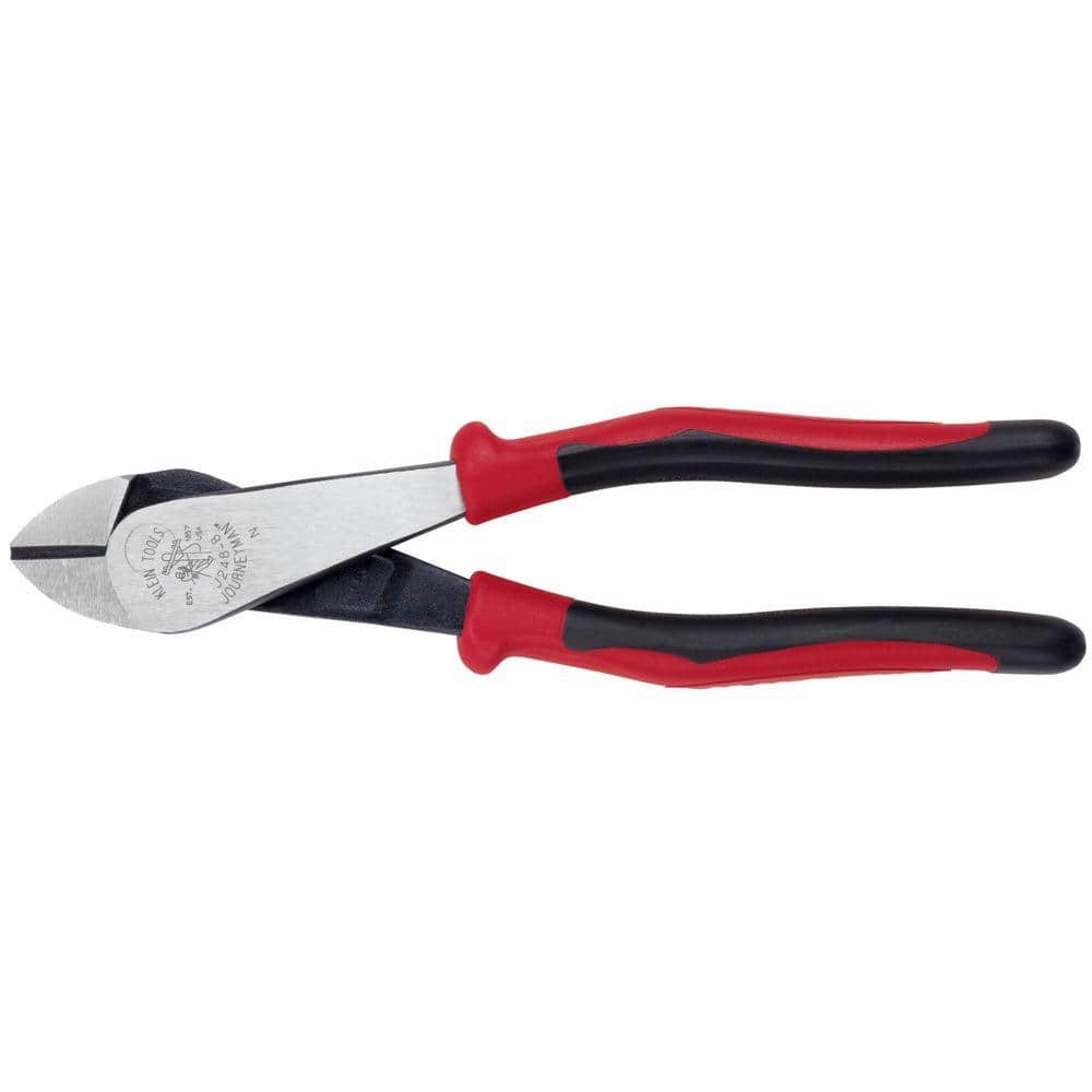 Klein Tools Diagonal Cutting Pliers, Journeyman, Angled Head, 8-Inch  J248-8SEN The Home Depot