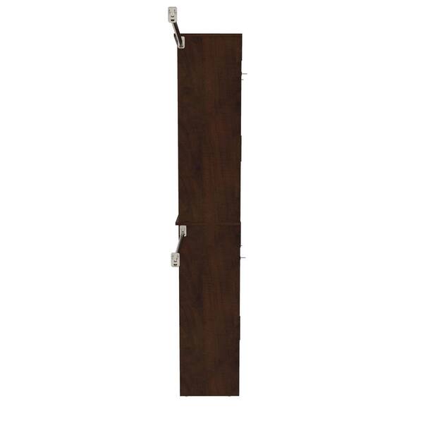 ClosetMaid Style+ 72 in. W - 113 in. W White Narrow Wood Closet System 4358  - The Home Depot