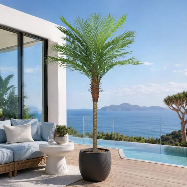 Vitalismo 8 ft. Green Plant 96 in. Artificial Phoenix Palm Tree
