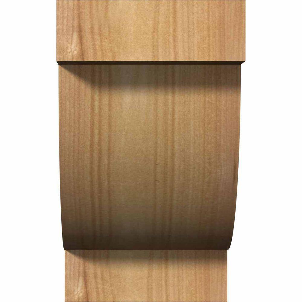 6" x 6" Smooth Western Red Cedar Corbel