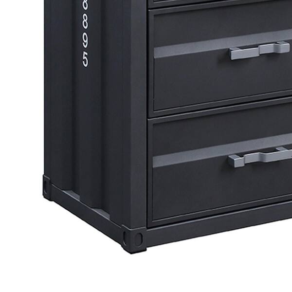 Acme Furniture Cargo 6-Drawer Gunmetal Dresser 37955 - The