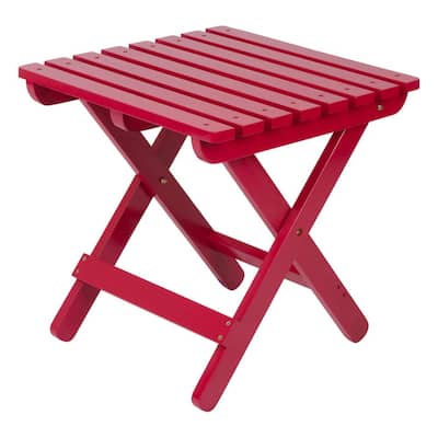 Red Folding Patio Tables Furniture The Home Depot Red Folding Patio Tables, Plastic Folding Patio Side Tables
