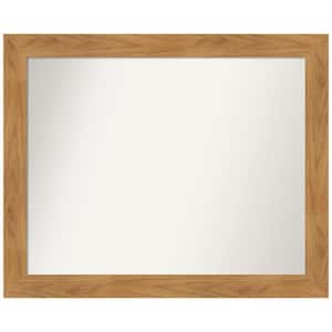 Carlisle Blonde 32 in. W x 26 in. H Rectangle Non-Beveled Wood Framed Wall Mirror in Unfinished Wood