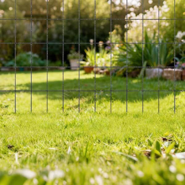 Hardware Cloth 36 in. x 25 ft., 2 x 3 in. Mesh 16 Gauge Galvanized Wire Mesh Roll, Weather-Resistant Vinyl Coated Garden