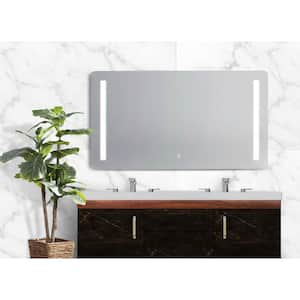 Modern Basics 36 in. W x 24 in. H Frameless LED Bathroom Vanity Mirror