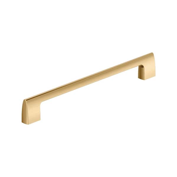 Riva 10-1/16 in. (256mm) Center-to-Center Champagne Bronze Bar Cabinet Pull
