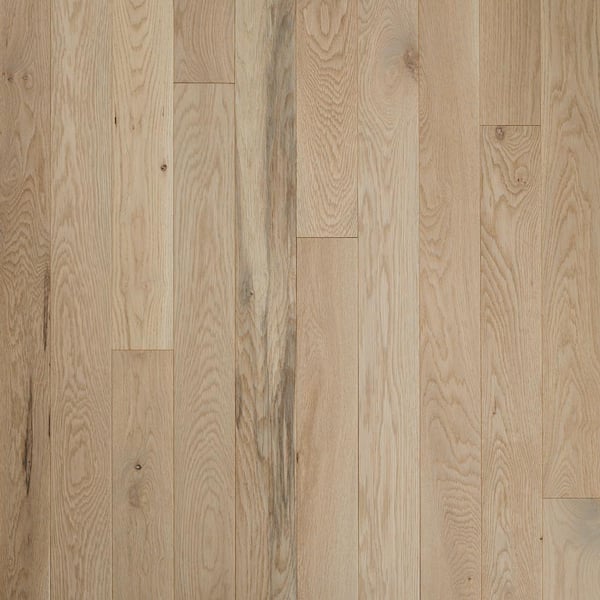 Bruce Plano Low Gloss Taupe Oak 3/4 in. Thick x 5 in. Wide x Varying Length Solid Hardwood Flooring (23.5 sqft/case)