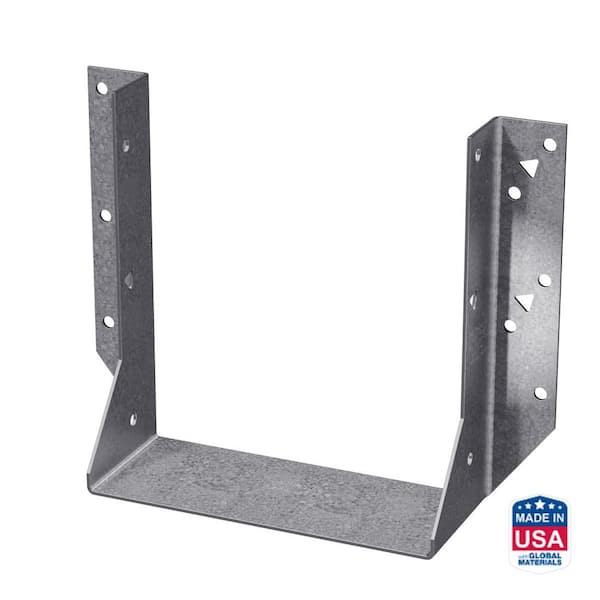 HU Galvanized Face-Mount Joist Hanger for Quad 2x8 Nominal Lumber