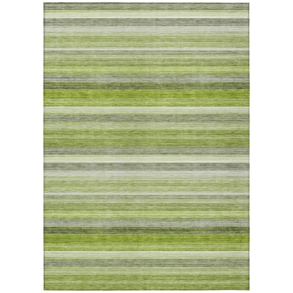Addison Rugs Chantille ACN535 Fern 5 ft. x 7 ft. 6 in. Machine Washable Indoor/Outdoor Geometric Area Rug