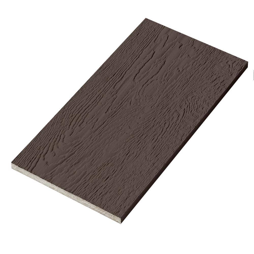 DIAMOND KOTE 4/4 in. x 10 in. x 16 ft. Umber Woodgrain Composite Prefinished Trim Board (2Pack