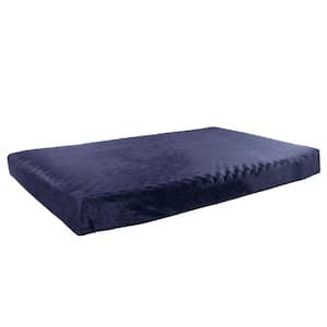 Large Navy Orthopedic Memory Foam Pet bed