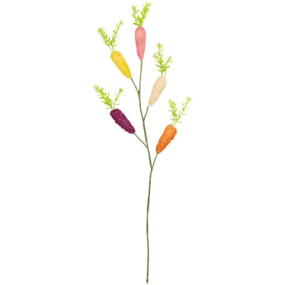 Knitted Carrots Easter Spray-23.75 in.-Multicolor price history on PriceWatchPro